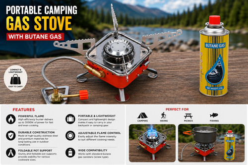 Portable camping gas - camping,