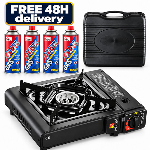 Portable camping gas stove - camping,