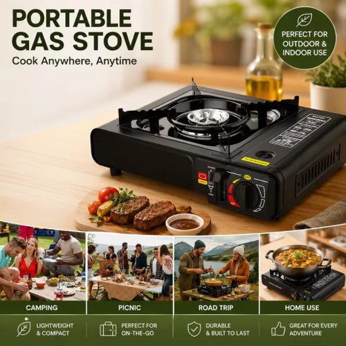 Portable camping gas stove - portable,